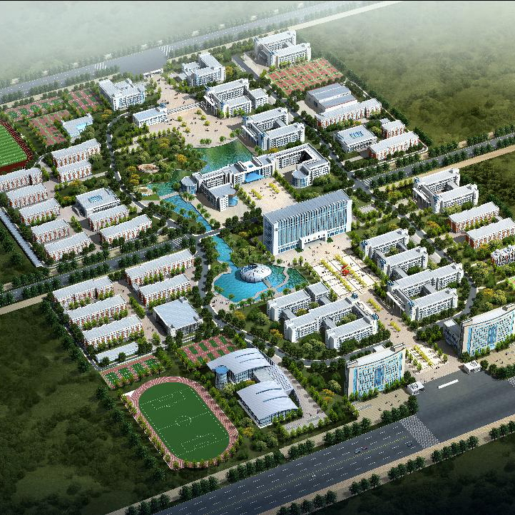 機電?？茖W校圖書樓、綜合樓、食堂